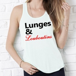 'Lunges & Louboutins' Slouch Gym Vest